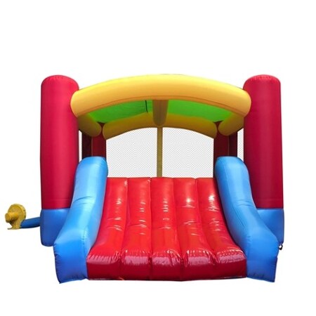 Aleko BHOUSE Inflatable Bounce House Curved Slide &Blower Indoor BHOUSE
